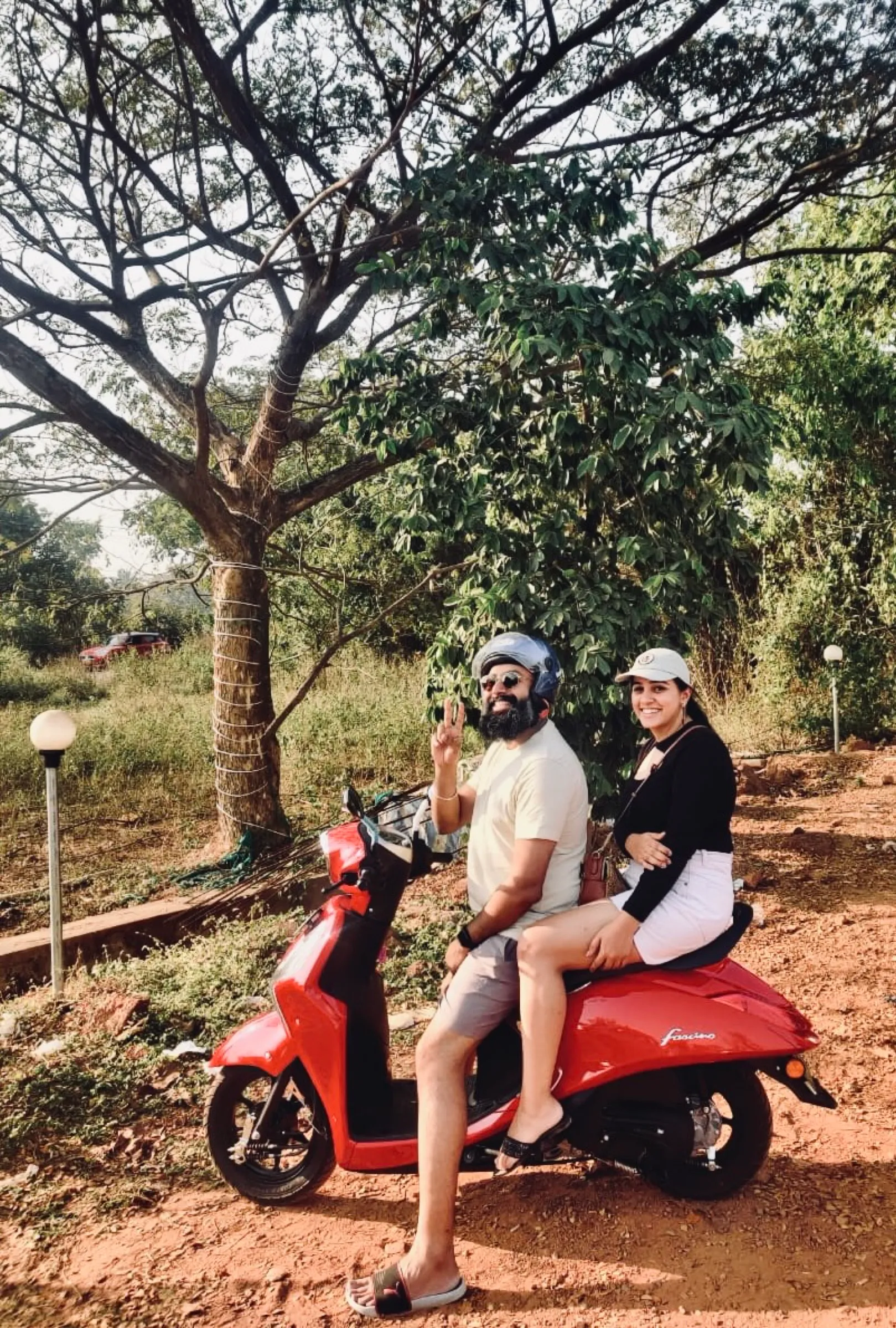 Scooter ride in India
